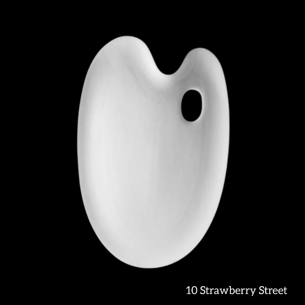 10 Strawberry Street Whittier Painter’s Easel White Porcelain Serving Platter